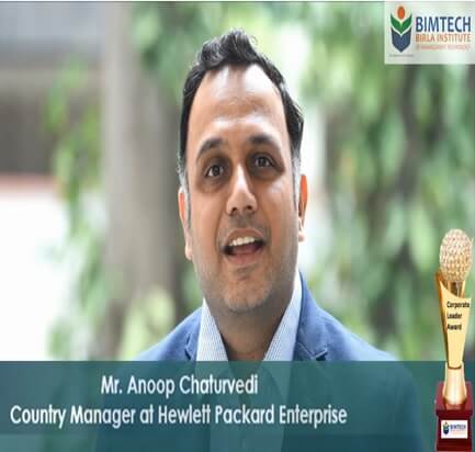 Anoop Chaturvedi, Country Manager, Hewlett Packard Enterprise