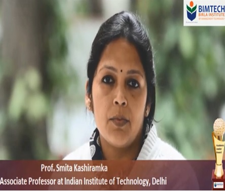 Dr. Smita Kashiramka, Associate Professor,  Indian Institute of Technology, Delhi