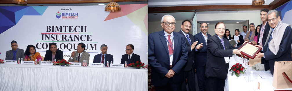 Dignitaries at BIMTECH Insurance Colloquium