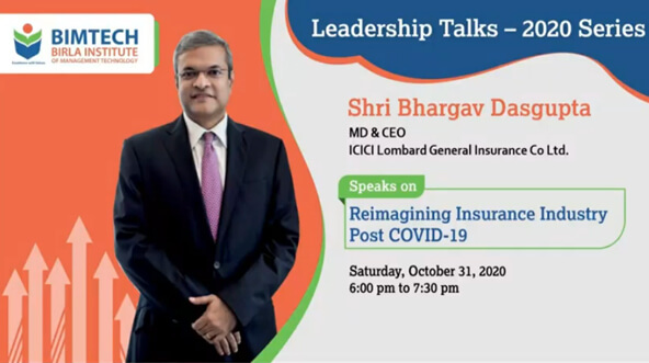 #LeadershipTalk with Shri. Bhargav Dasgupta, MD & CEO, ICICI Lombard General Insurance Co. Ltd.