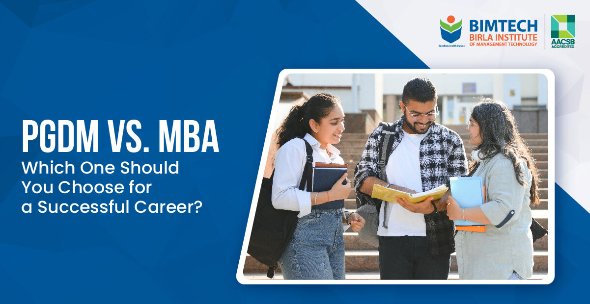 PGDM vs. MBA: Which One Should You Choose?