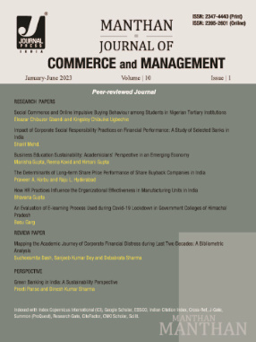 <a href="https://www.journalpressindia.com/manthan-journal-of-commerce-and-management" target="_blank">Indexed in UGC CARE List, Google Scholar, EBSCO, Summon (ProQuest)</a>